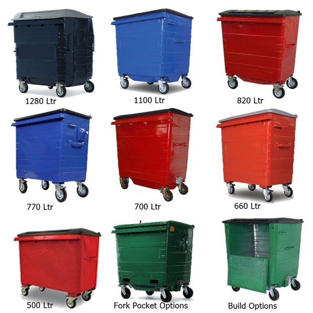 Taylor Recycling Bins From 140 1280 Litres Taylor Continental Bins